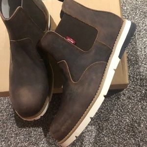 mens levi's logger chelsea boot